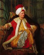 Antoine de Favray Portrait of Charles Gravier Count of Vergennes and French Ambassador, in Turkish Attire oil on canvas
